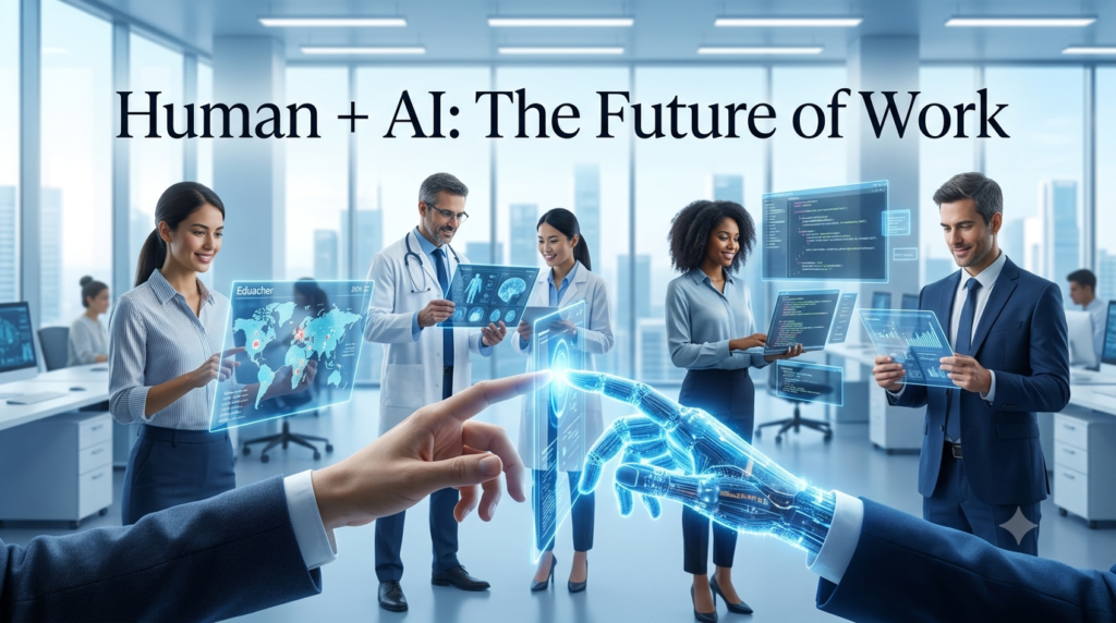 Will AI Replace Jobs? Human and AI working together in the future workplace
